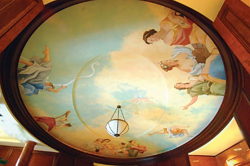 ceiling mural